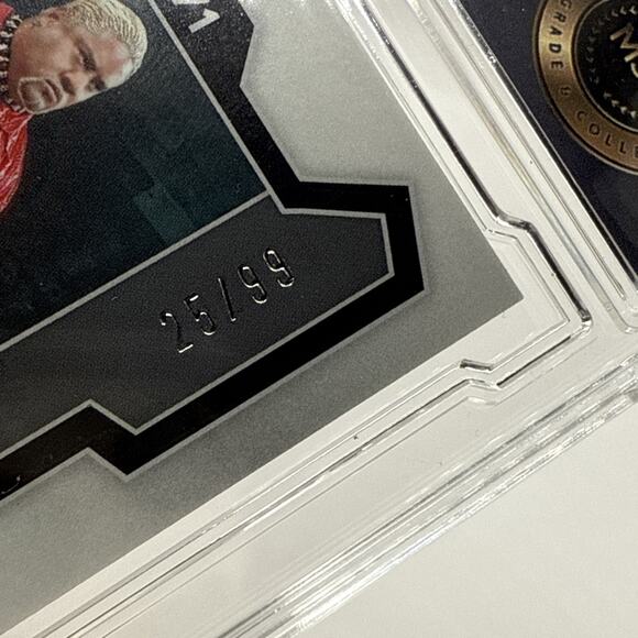 2024 Panini Prizm WWE - Rikishi #171 Orange Prizm /99 Graded 9 Mint Short Print - Picture 3 of 3